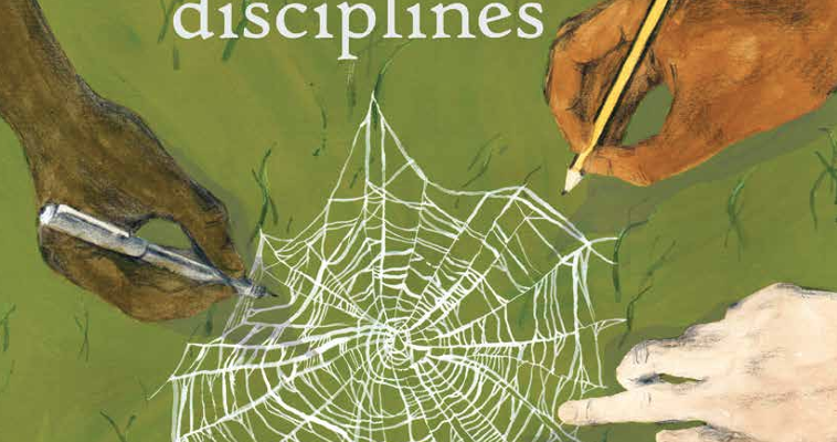 Interweaving disciplines journal cover hands on a web